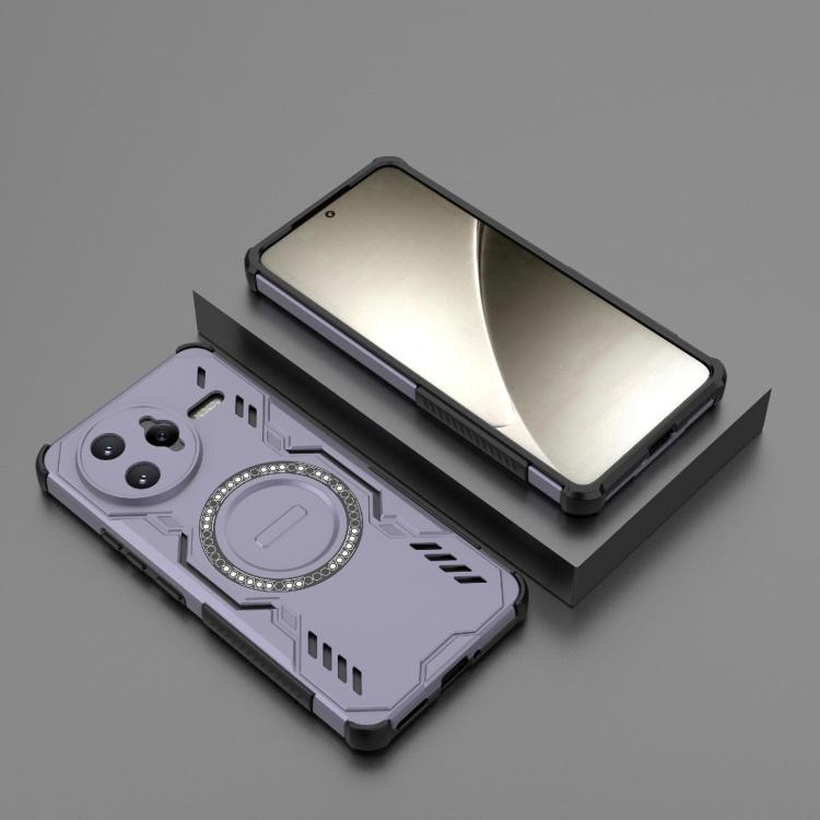 For Redmi K80 Pro 5G Butterfly Armor MagSafe Magnetic Ring Shockproof Phone Case