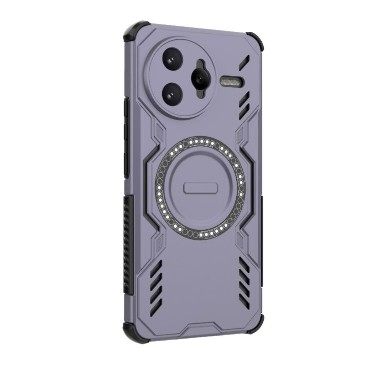 For Redmi K80 Pro 5G Butterfly Armor MagSafe Magnetic Ring Shockproof Phone Case