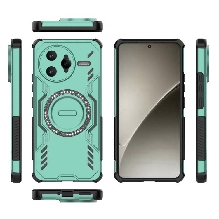 For Redmi K80 Pro 5G Butterfly Armor MagSafe Magnetic Ring Shockproof Phone Case