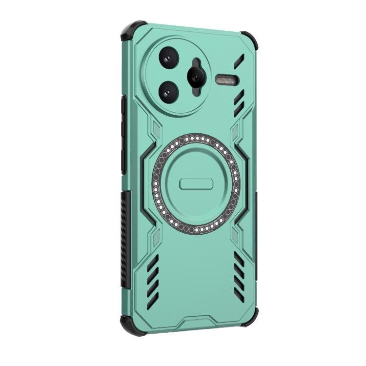 For Redmi K80 Pro 5G Butterfly Armor MagSafe Magnetic Ring Shockproof Phone Case