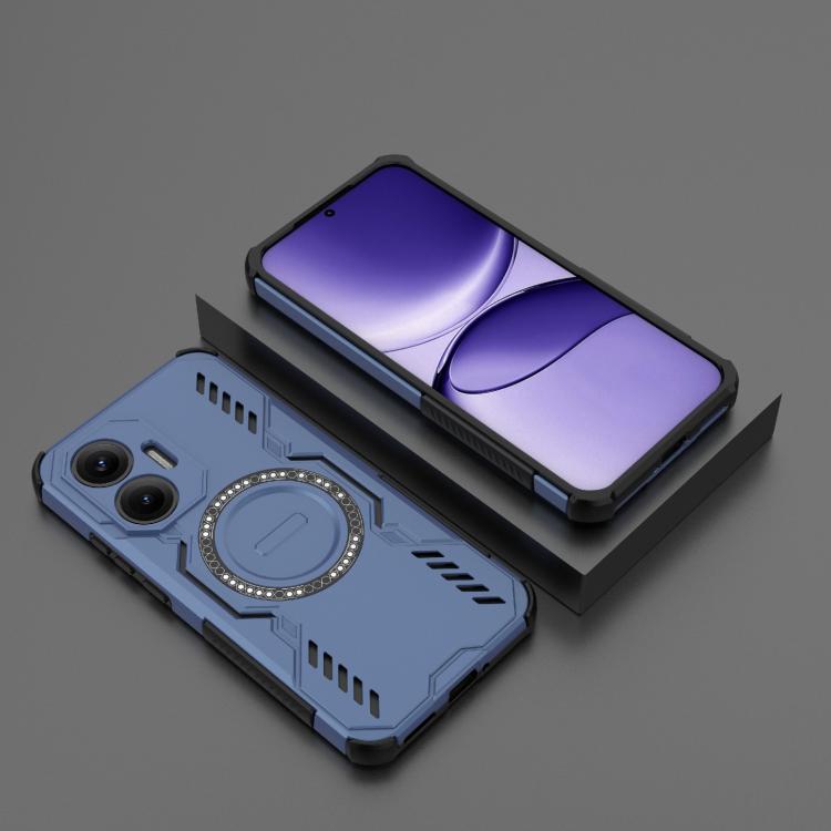 For Redmi Turbo 4 Pro 5G Butterfly Armor MagSafe Magnetic Ring Shockproof Phone Case