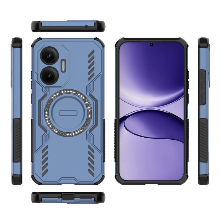 For Redmi Turbo 4 Pro 5G Butterfly Armor MagSafe Magnetic Ring Shockproof Phone Case
