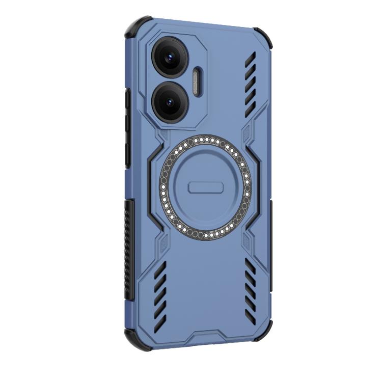 For Redmi Turbo 4 Pro 5G Butterfly Armor MagSafe Magnetic Ring Shockproof Phone Case