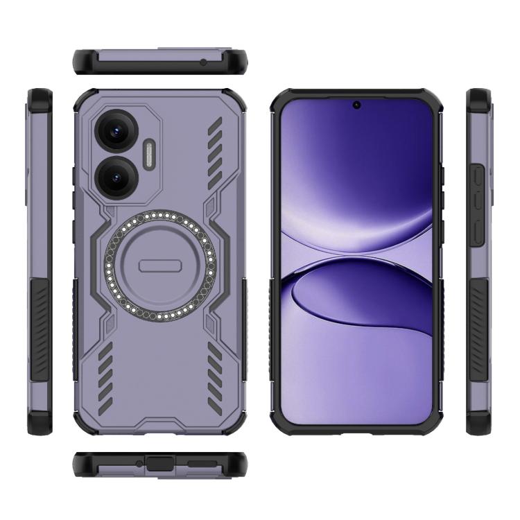 For Redmi Turbo 4 Pro 5G Butterfly Armor MagSafe Magnetic Ring Shockproof Phone Case