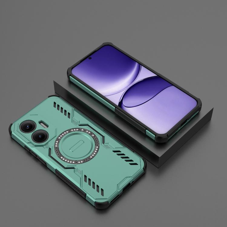 For Redmi Turbo 4 Pro 5G Butterfly Armor MagSafe Magnetic Ring Shockproof Phone Case