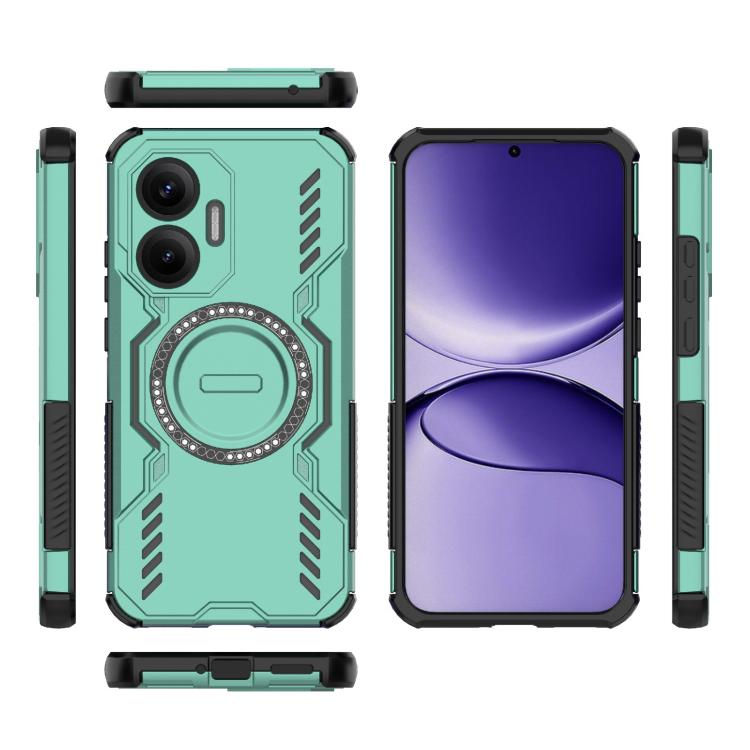 For Redmi Turbo 4 Pro 5G Butterfly Armor MagSafe Magnetic Ring Shockproof Phone Case
