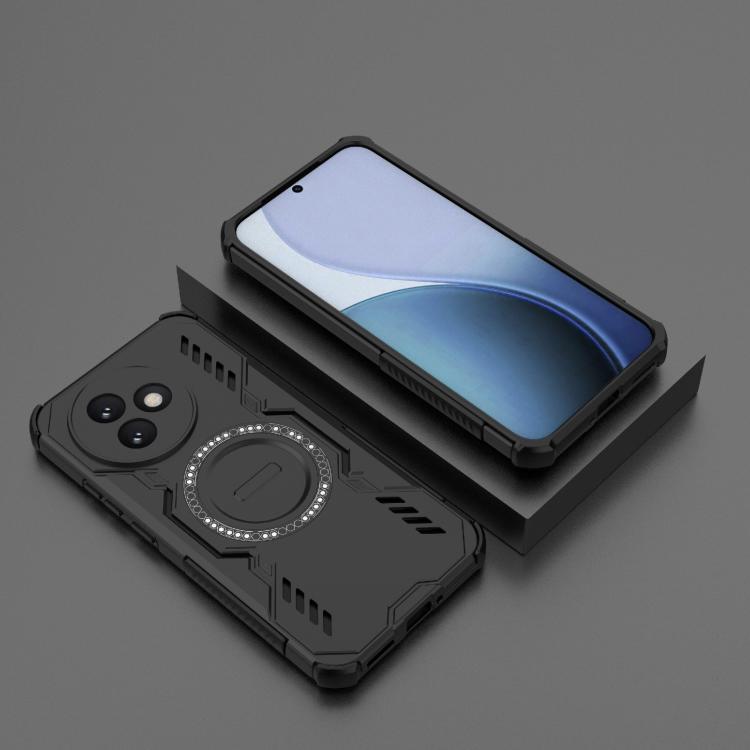 For Redmi K80 Ultra 5G Butterfly Armor MagSafe Magnetic Ring Shockproof Phone Case