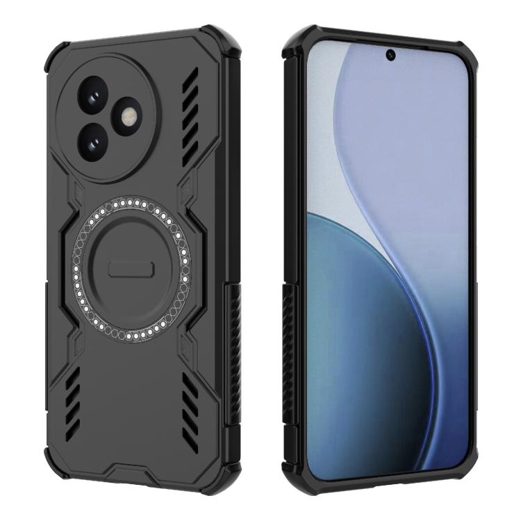 For Redmi K80 Ultra 5G Butterfly Armor MagSafe Magnetic Ring Shockproof Phone Case