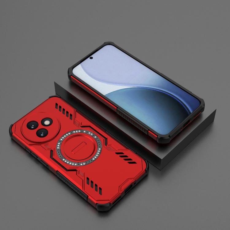 For Redmi K80 Ultra 5G Butterfly Armor MagSafe Magnetic Ring Shockproof Phone Case