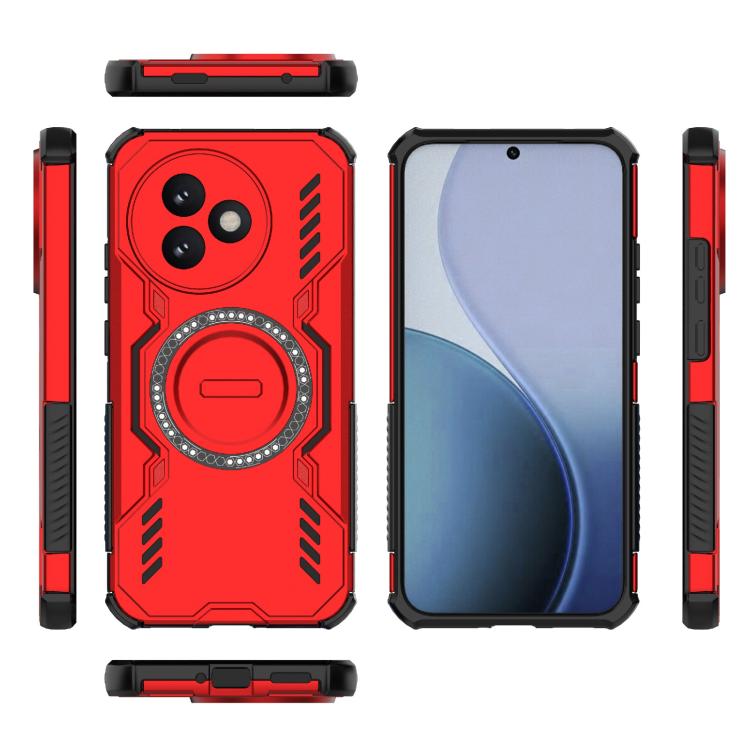 For Redmi K80 Ultra 5G Butterfly Armor MagSafe Magnetic Ring Shockproof Phone Case