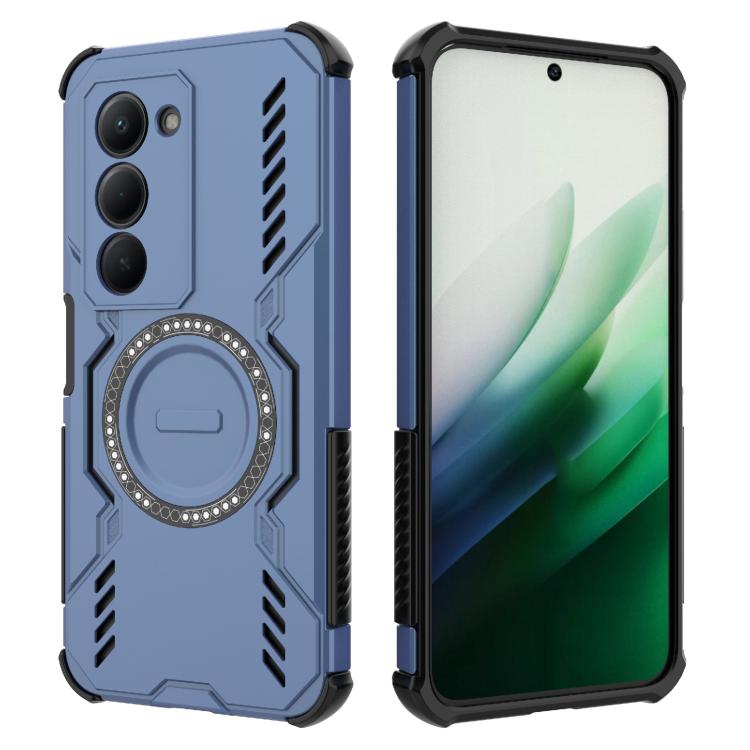 For Redmi 15 5G Global / 15 4G SEA Butterfly Armor MagSafe Magnetic Ring Shockproof Phone Case