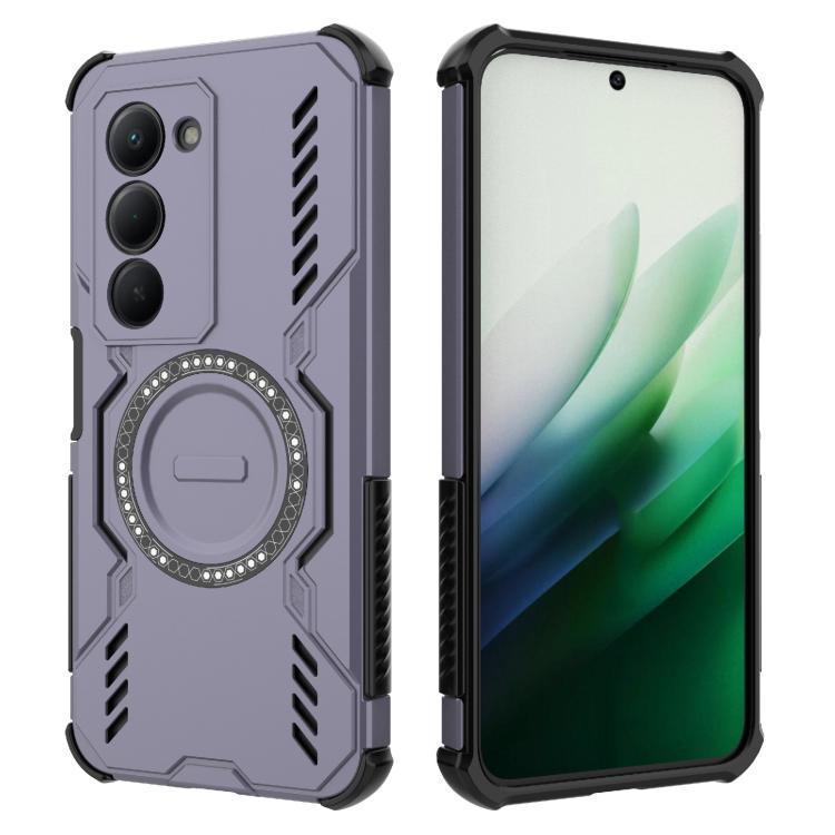 For Redmi 15 5G Global / 15 4G SEA Butterfly Armor MagSafe Magnetic Ring Shockproof Phone Case
