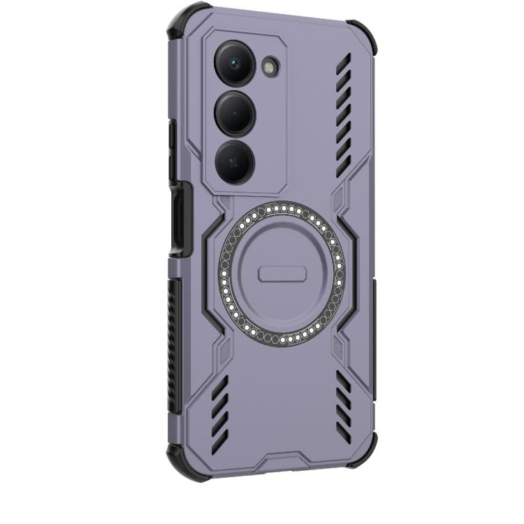 For Redmi 15 5G Global / 15 4G SEA Butterfly Armor MagSafe Magnetic Ring Shockproof Phone Case