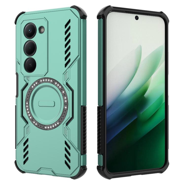 For Redmi 15 5G Global / 15 4G SEA Butterfly Armor MagSafe Magnetic Ring Shockproof Phone Case