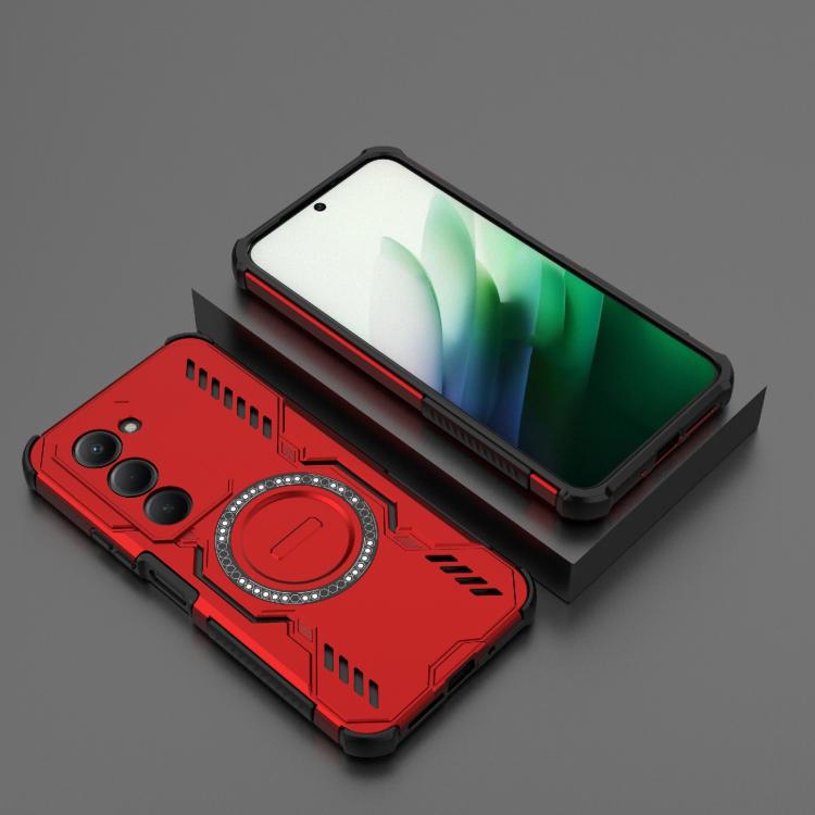 For Redmi 15 5G Global / 15 4G SEA Butterfly Armor MagSafe Magnetic Ring Shockproof Phone Case