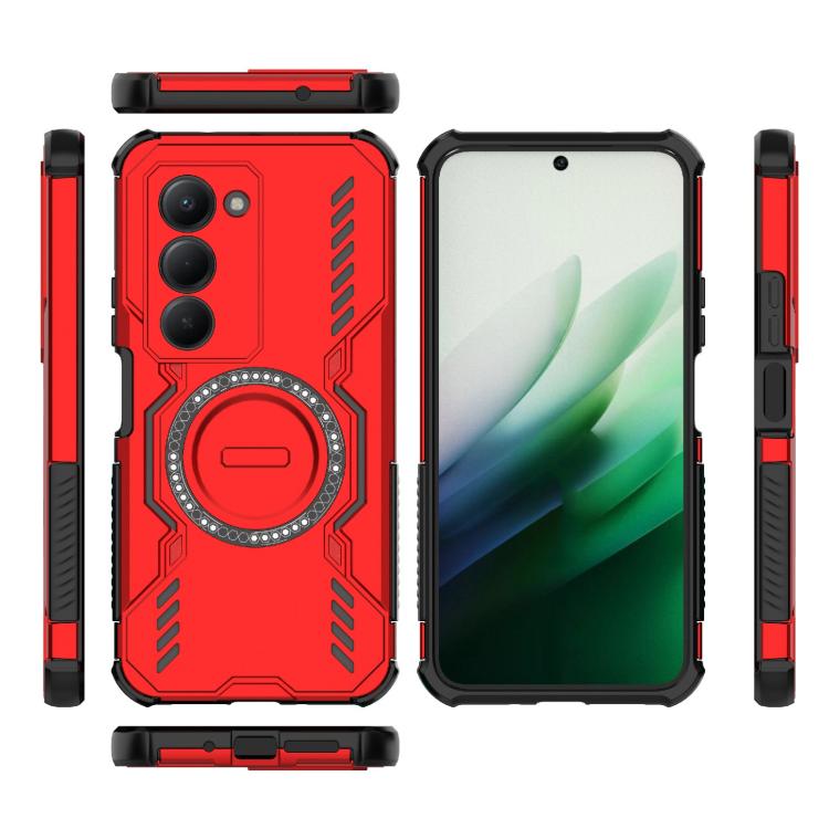 For Redmi 15 5G Global / 15 4G SEA Butterfly Armor MagSafe Magnetic Ring Shockproof Phone Case