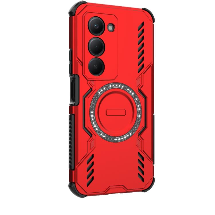 For Redmi 15 5G Global / 15 4G SEA Butterfly Armor MagSafe Magnetic Ring Shockproof Phone Case
