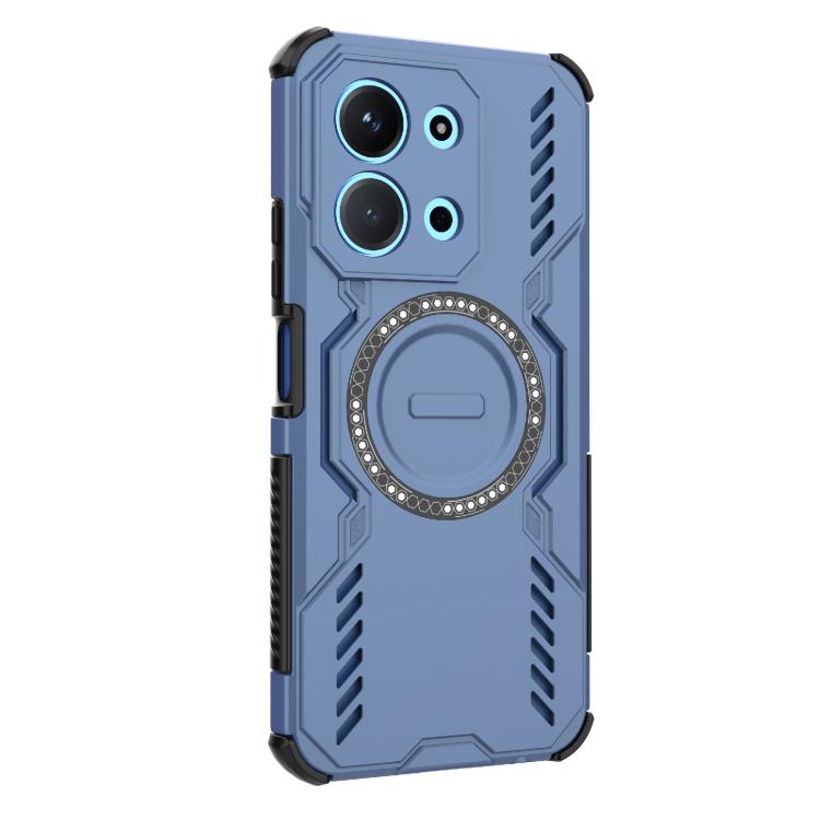 For Redmi 15C 5G / 4G EU 173mm Butterfly Armor MagSafe Magnetic Ring Shockproof Phone Case