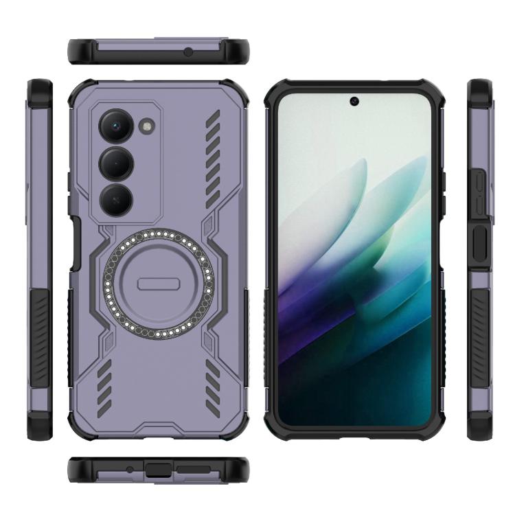 For Redmi 15 5G / 4G EU 171mm Butterfly Armor MagSafe Magnetic Ring Shockproof Phone Case