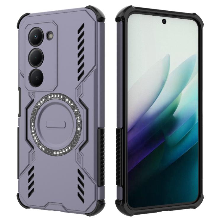 For Redmi 15 5G / 4G EU 171mm Butterfly Armor MagSafe Magnetic Ring Shockproof Phone Case