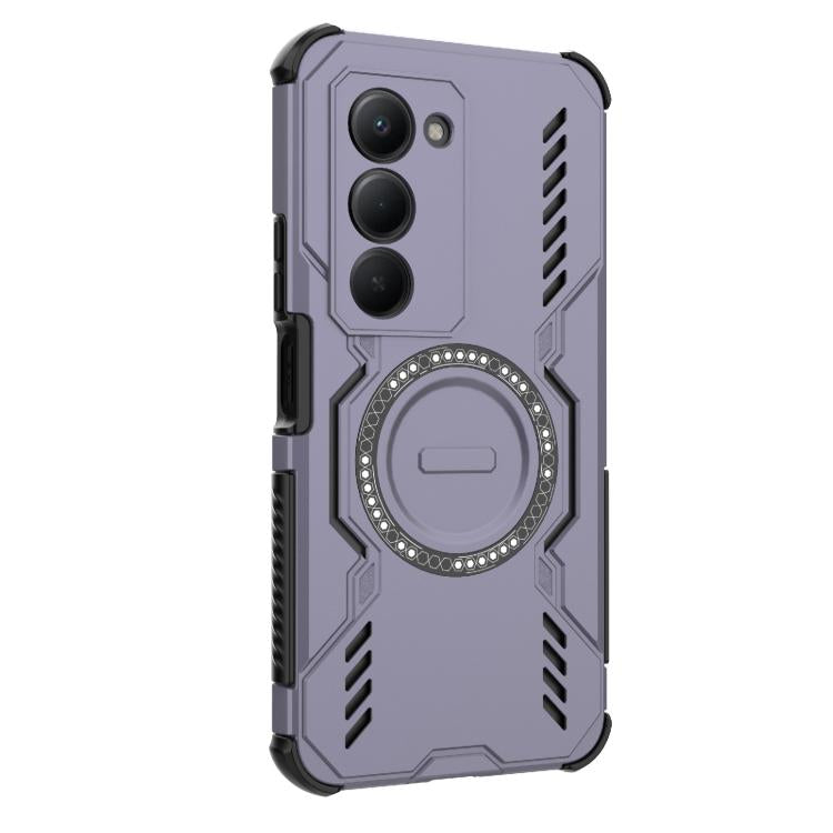 For Redmi 15 5G / 4G EU 171mm Butterfly Armor MagSafe Magnetic Ring Shockproof Phone Case