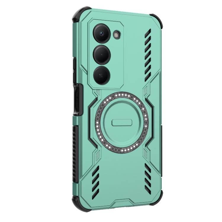 For Redmi 15 5G / 4G EU 171mm Butterfly Armor MagSafe Magnetic Ring Shockproof Phone Case