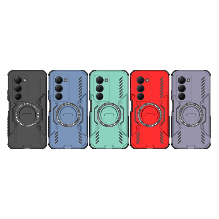 For Redmi 15 5G / 4G EU 171mm Butterfly Armor MagSafe Magnetic Ring Shockproof Phone Case