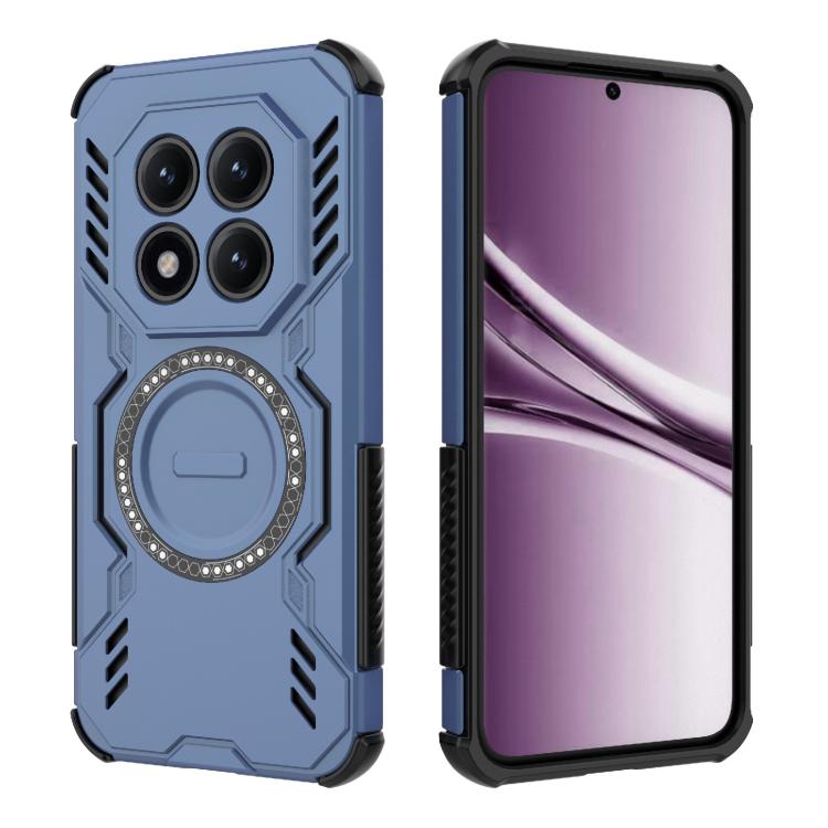 For Redmi Note 15 5G Global 164mm Butterfly Armor MagSafe Magnetic Ring Shockproof Phone Case