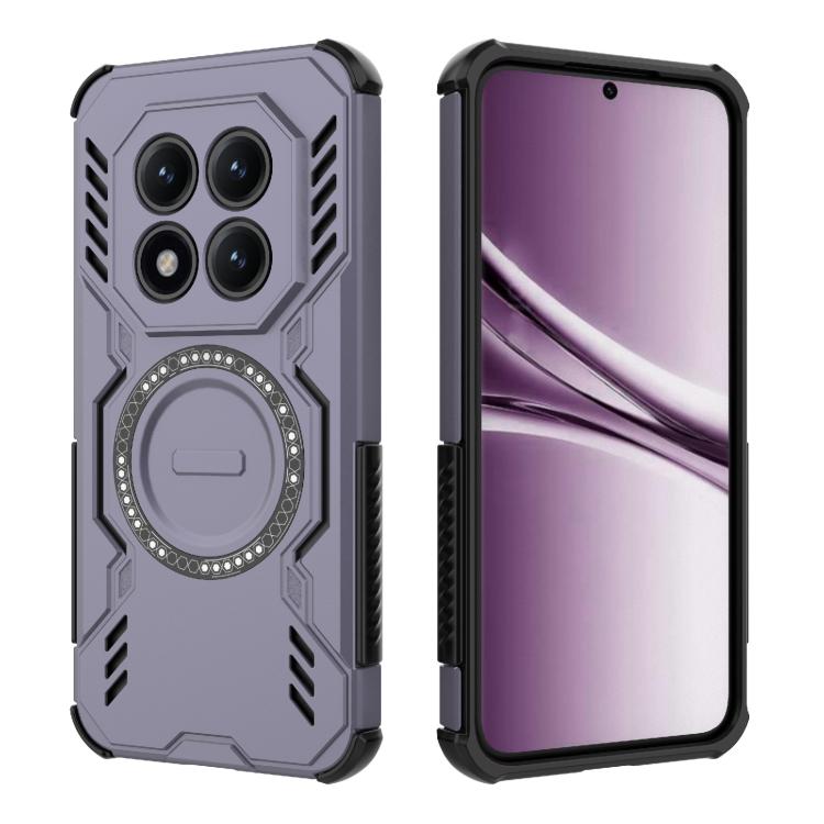 For Redmi Note 15 5G Global 164mm Butterfly Armor MagSafe Magnetic Ring Shockproof Phone Case