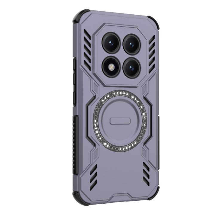 For Redmi Note 15 5G Global 164mm Butterfly Armor MagSafe Magnetic Ring Shockproof Phone Case