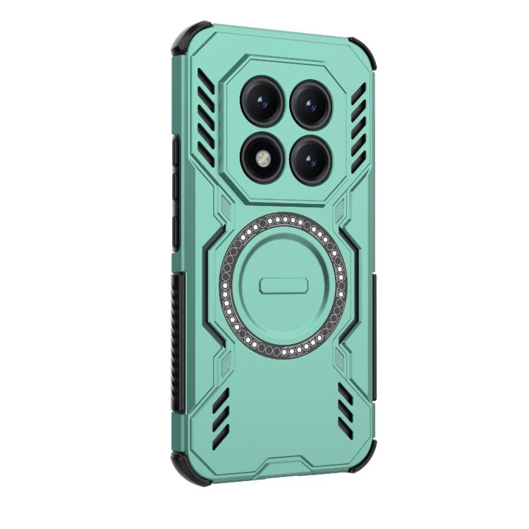 For Redmi Note 15 5G Global 164mm Butterfly Armor MagSafe Magnetic Ring Shockproof Phone Case