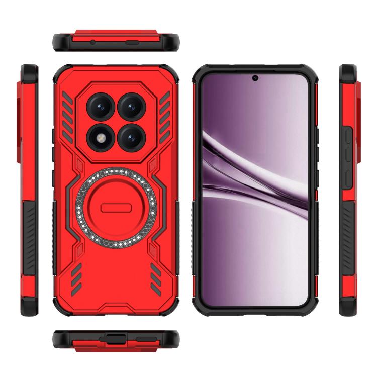 For Redmi Note 15 5G Global 164mm Butterfly Armor MagSafe Magnetic Ring Shockproof Phone Case