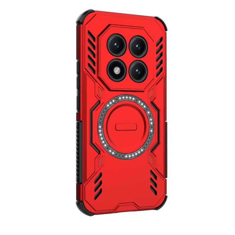 For Redmi Note 15 5G Global 164mm Butterfly Armor MagSafe Magnetic Ring Shockproof Phone Case