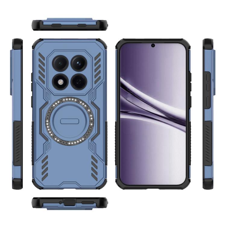 For Redmi Note 15 Pro 5G Global 163.6mm Butterfly Armor MagSafe Magnetic Ring Shockproof Phone Case