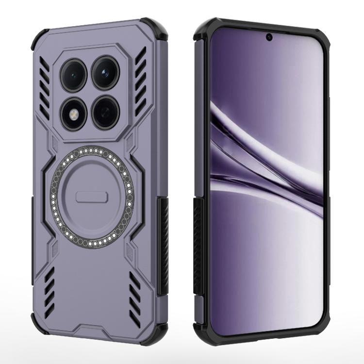 For Redmi Note 15 Pro 5G Global 163.6mm Butterfly Armor MagSafe Magnetic Ring Shockproof Phone Case