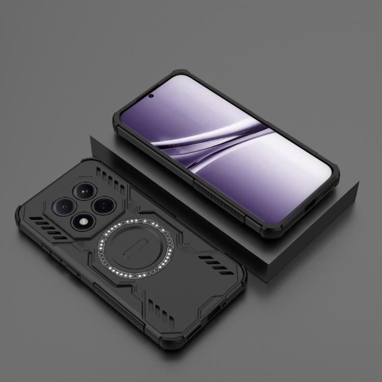 For Redmi Note 15 Pro 5G Global 163.6mm Butterfly Armor MagSafe Magnetic Ring Shockproof Phone Case