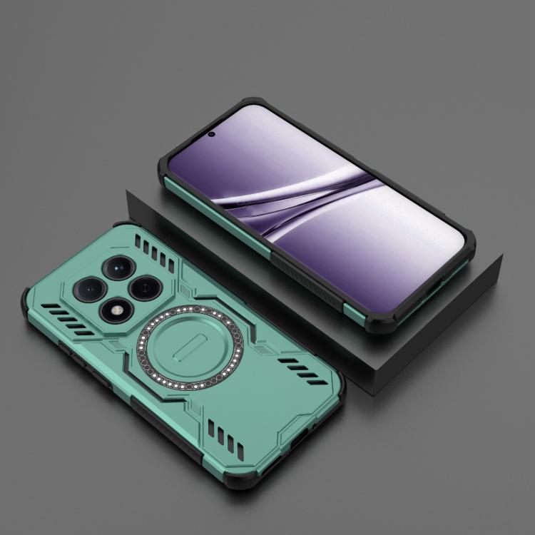 For Redmi Note 15 Pro 5G Global 163.6mm Butterfly Armor MagSafe Magnetic Ring Shockproof Phone Case