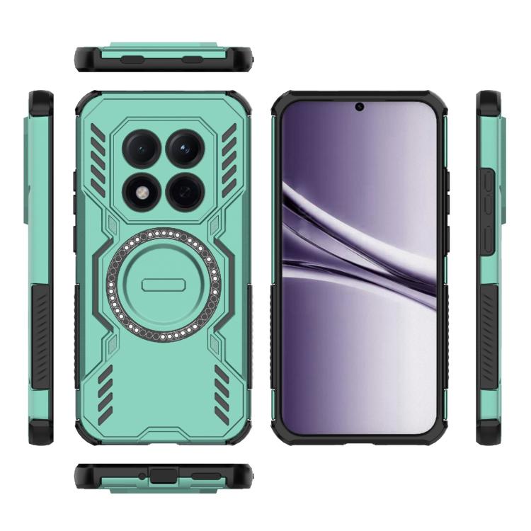 For Redmi Note 15 Pro 5G Global 163.6mm Butterfly Armor MagSafe Magnetic Ring Shockproof Phone Case
