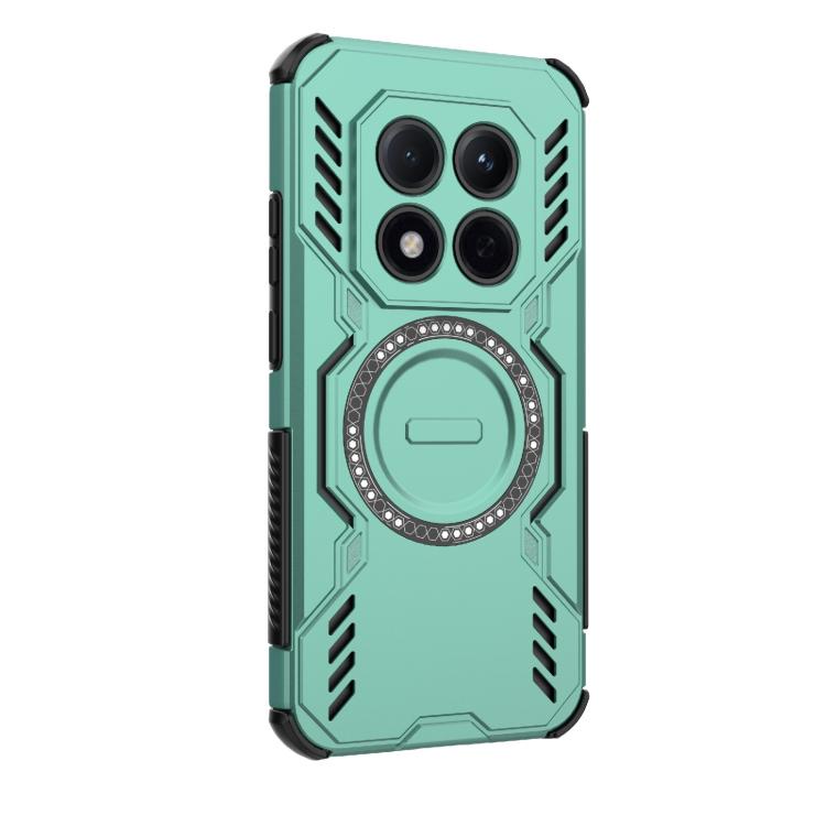 For Redmi Note 15 Pro 5G Global 163.6mm Butterfly Armor MagSafe Magnetic Ring Shockproof Phone Case