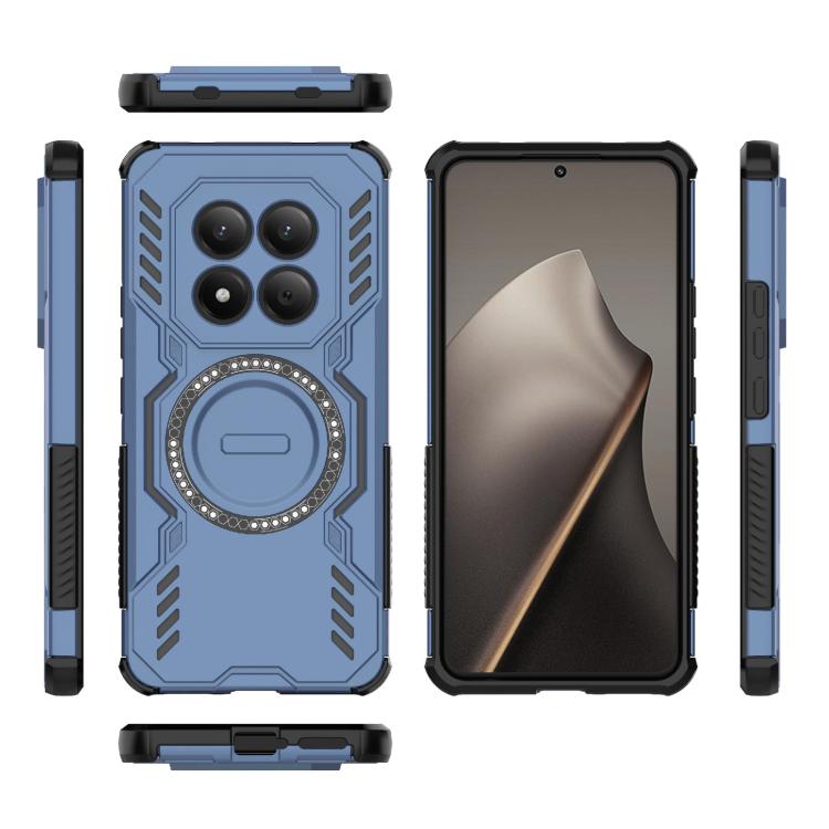For Redmi Note 15 Pro 4G Global 163.2mm Butterfly Armor MagSafe Magnetic Ring Shockproof Phone Case