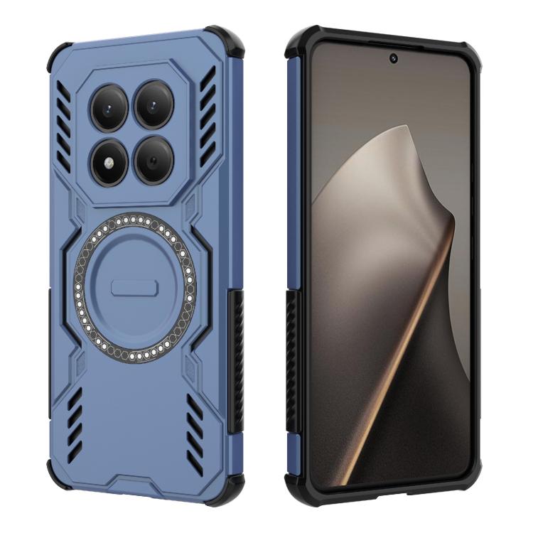 For Redmi Note 15 Pro 4G Global 163.2mm Butterfly Armor MagSafe Magnetic Ring Shockproof Phone Case