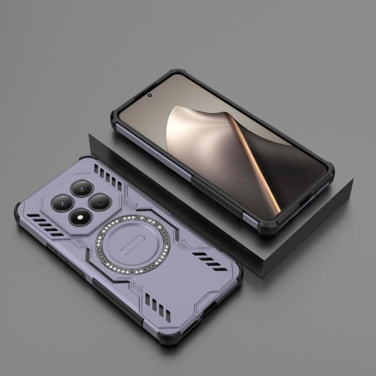 For Redmi Note 15 Pro 4G Global 163.2mm Butterfly Armor MagSafe Magnetic Ring Shockproof Phone Case