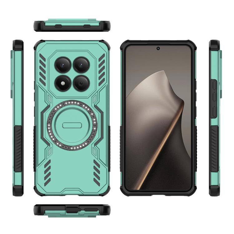 For Redmi Note 15 Pro 4G Global 163.2mm Butterfly Armor MagSafe Magnetic Ring Shockproof Phone Case