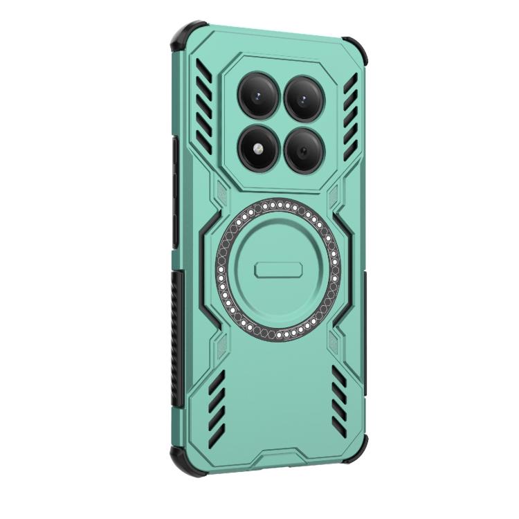 For Redmi Note 15 Pro 4G Global 163.2mm Butterfly Armor MagSafe Magnetic Ring Shockproof Phone Case