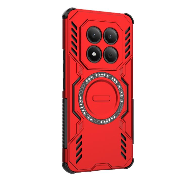 For Redmi Note 15 Pro 4G Global 163.2mm Butterfly Armor MagSafe Magnetic Ring Shockproof Phone Case