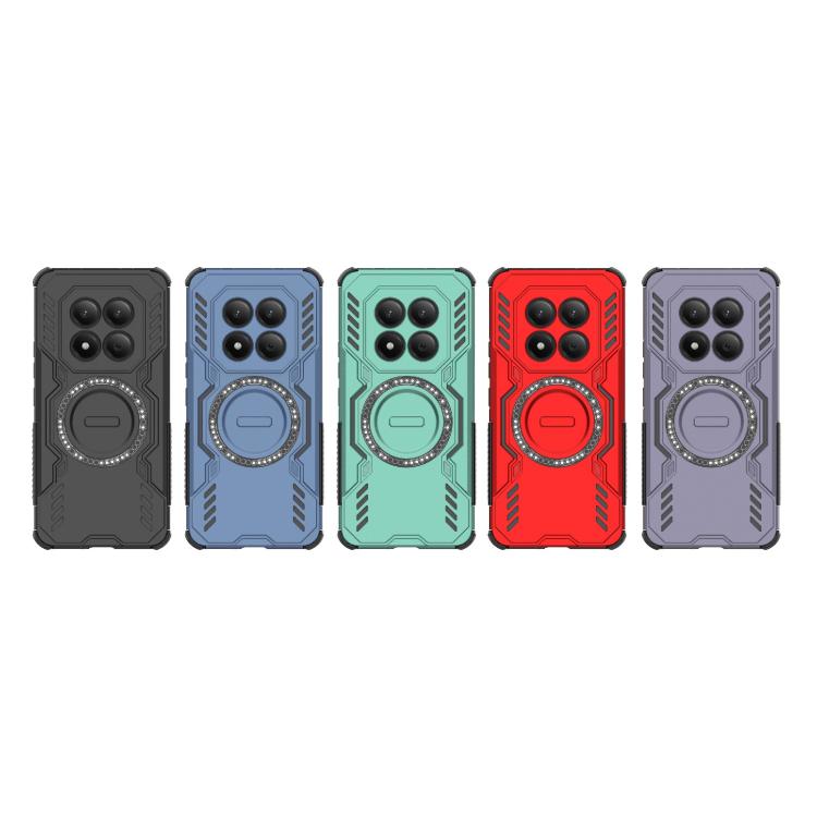 For Redmi Note 15 Pro 4G Global 163.2mm Butterfly Armor MagSafe Magnetic Ring Shockproof Phone Case