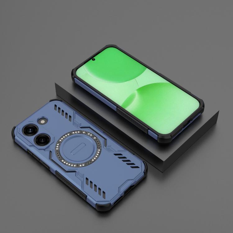 For Redmi Turbo 5 5G / Poco X8 Pro 5G Butterfly Armor MagSafe Magnetic Ring Shockproof Phone Case