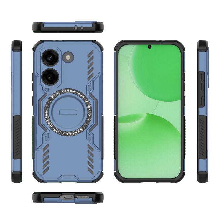 For Redmi Turbo 5 5G / Poco X8 Pro 5G Butterfly Armor MagSafe Magnetic Ring Shockproof Phone Case