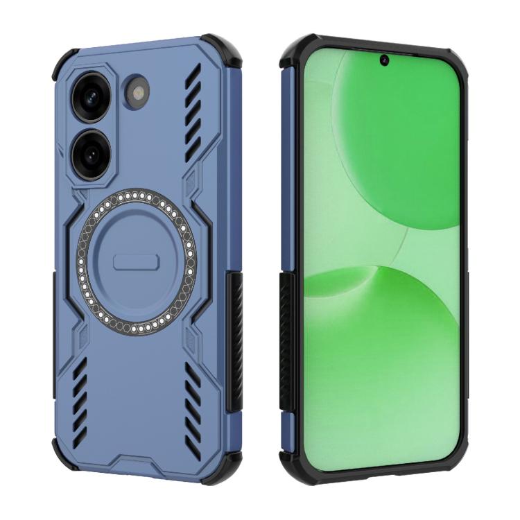 For Redmi Turbo 5 5G / Poco X8 Pro 5G Butterfly Armor MagSafe Magnetic Ring Shockproof Phone Case