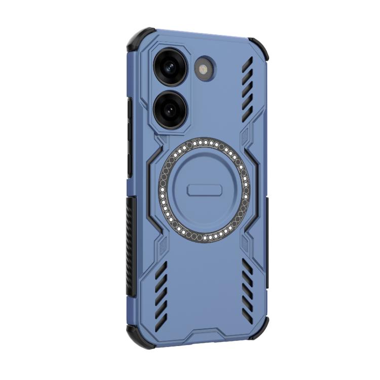 For Redmi Turbo 5 5G / Poco X8 Pro 5G Butterfly Armor MagSafe Magnetic Ring Shockproof Phone Case